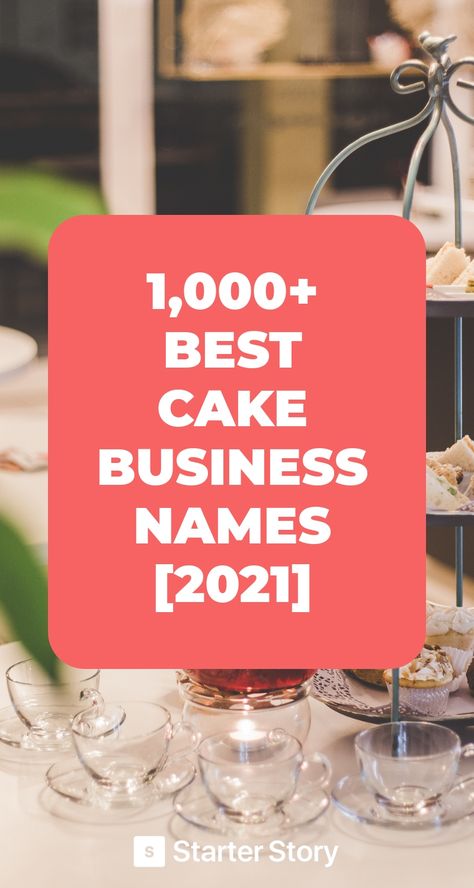 Cake Business Names, Bean Pie, Cake Branding, Dessert Places, Short Names, Naming Your Business, Cake Name, Best Cake, Cake Business