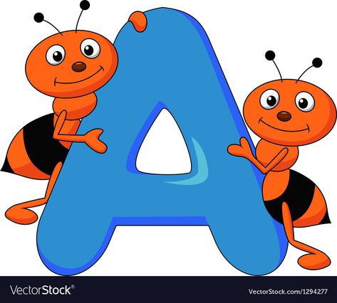 Ant Cartoon, Zebra Cartoon, Kids Learning Apps, Animal Pictures For Kids, V Alphabet, Cartoon Alphabet, Deer Cartoon, Cartoon Whale, Horse Cartoon