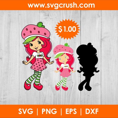 Strawberry Shortcake Svg Free, Pet Shark, Shark Cat, Strawberry Shortcake Characters, Free Svg Files, Free Svg Cut Files, Cricut Creations, Svg Free Files, Craft Diy