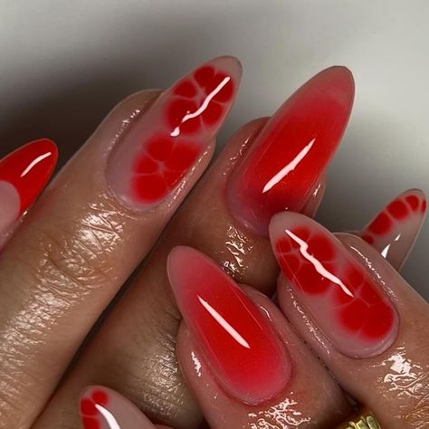 ROCKLAND COUNTY NAIL TECH on Instagram: "too spicy 🌶️  ♡  #rocklandnailtech #rocklandnails #rocklandnailsalon #nailart #nailsofinstagram #gelx #beauty #nail #gelnail #nailsoftheday #nailsonfleek #nailsinstagram #nailsart #naildesign #kylienails #naildesigns #pinterestnails #nailsdesign #nailpolish #apresgelx #nailtech #nailsnailsnails #unhas #nailartist #gelxtension #kyliejennernails #gelxnails #gelnaildesigns" Red Airbrush Nails, Spicy Nails, Airbrush Nail Art, Kylie Nails, Kylie Jenner Nails, Airbrush Nails, Gel Nail Designs, Beauty Nail, Classy Nails