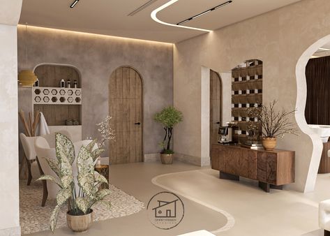 Japandi Spa Design, Japandi Spa, Luxury Spa Design Interiors, Rustic Spa, Luxury Spa Design, Rustic Salon, Japandi Interiors, Organic Spa, Japandi Design