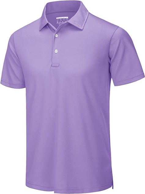 Purple Polo Shirt, Guts Tour, Tennis Polo, Shirts Summer, Light Spring, Purple Shirt, Button Top, Mens Golf, Shirt Short Sleeve