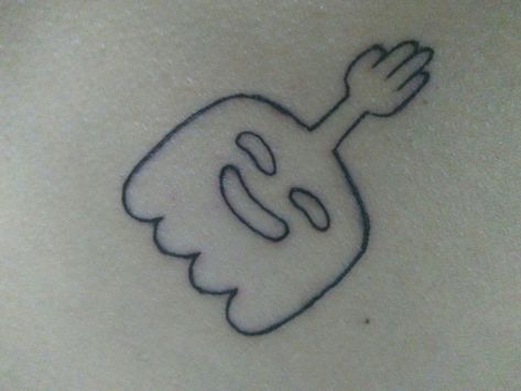 High Five Ghost, Cartoon Tattoo Ideas, Animated Shows, Tatuagem Masculina Pequena, Simple Tattoos For Women, Simple Tattoos For Guys, Cartoon Tattoo, Funky Tattoos, Sick Tattoo