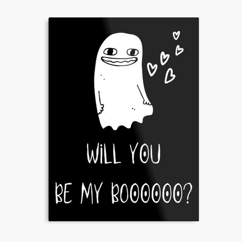 Halloween 2020 Will You Be My Booooo? by somebasic | Redbubble Cartoon Posters, Couple Goals Teenagers, Halloween 2020, Halloween Ideas, Halloween Shirt, Couple Goals, Top Artists, This Year, Novelty Sign