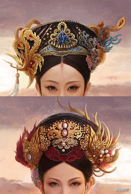 Sun Li, Chinese Empress, Empresses In The Palace, Empress Of China, Tiara Headpieces, Chinese Hairstyle, Ancient China, Hair Combs, Chinese Clothing