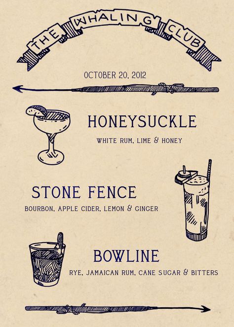 cocktail menu + drawings by Sarah Mullin + cleaver type Speakeasy Menu Design, Cocktail Menu Design Ideas, Speakeasy Menu, Menu Drawing, Cocktail Menu Design, Underground Culture, Drink Menu Design, Menu Sans Gluten, Menu Illustration