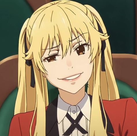 Kakegurui Mary, Mary Saotome, Women Clothing, Blonde, Tumblr, Hair, Anime