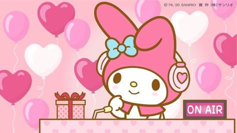 My Melody Landscape, My Melody Background, Melody Background, Cartoon Landscape, Vision Board Collage, Background Landscape, My Melody Wallpaper, Charmmy Kitty, Sanrio Wallpaper