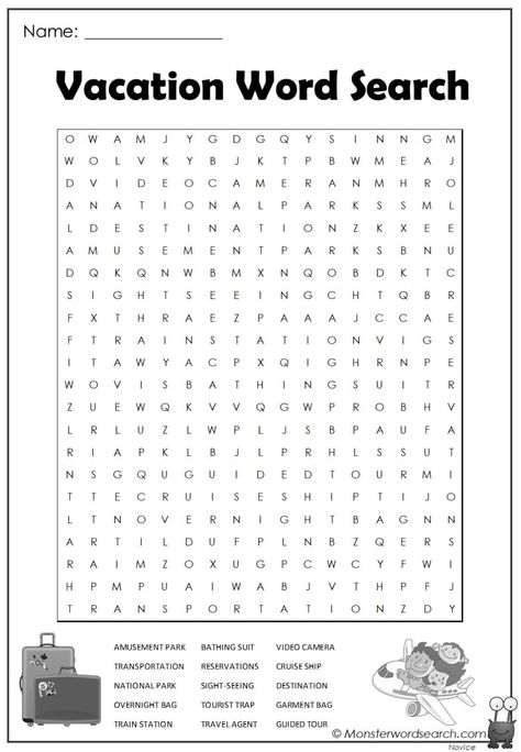 cool Vacation Word Search Vacation Word Search, Wordsearch Worksheets, Substitute Teacher Tips, Dream Word, Free Word Search Puzzles, Free Word Search, Free Printable Word Searches, Summer Words, Word Search Puzzles