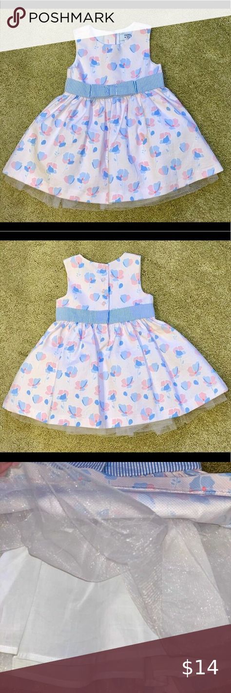 Crown & Ivy Dress Girls Flowers Floral Easter 2T Bluebonnet Pictures, Classic Party Dress, Siblings Outfits, Outfits Family Photos, Ivy Dress, Matching Sisters, Sibling Outfits, Classic Party, Fit And Flare Silhouette