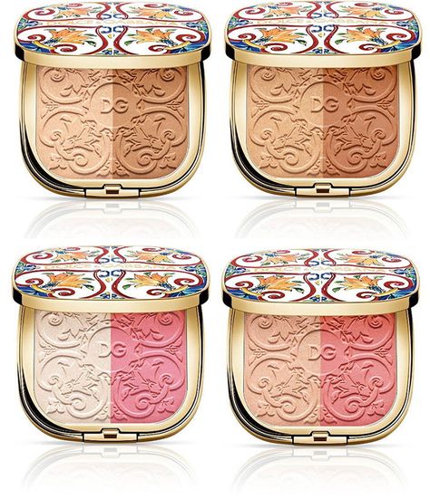 Dolce And Gabbana Makeup, Mac Lipstick Swatches, Lipstick For Fair Skin, Bronzing Powder, Blush Highlighter, Latest Makeup, Makeup Swatches, Luxury Makeup, Blue Makeup