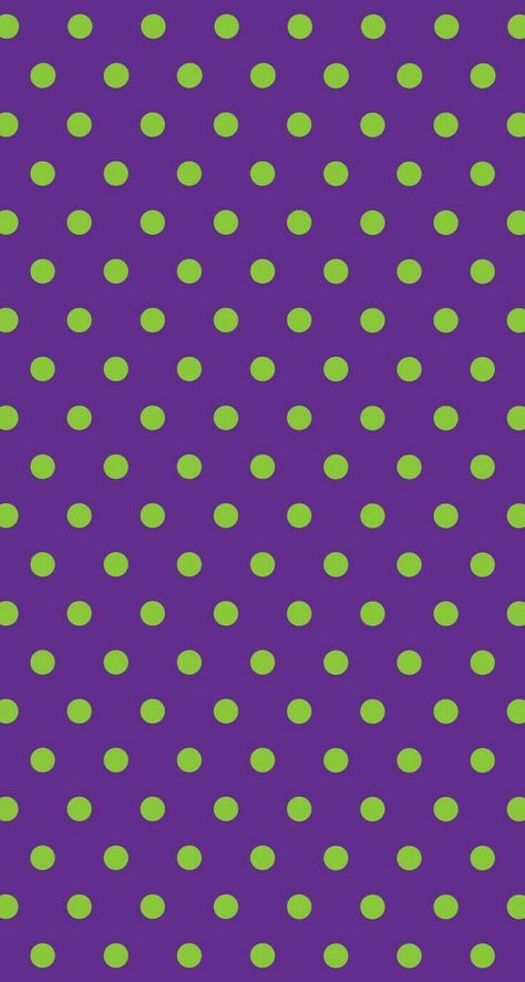 Purple w/Green Polka Dots Polka Dot Wallpaper, Polka Dots Wallpaper, Wallpaper Purple, Wallpaper Halloween, Dots Wallpaper, Smartphone Wallpaper, Green Polka Dot, Purple Pattern, Wallpaper For Your Phone