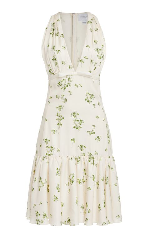 Romantic Floral Print, Flare Mini Dress, Giambattista Valli, Floral Sleeveless, Knee Length Dresses, Sleeveless Mini Dress, Fit & Flare, Pretty Dresses, Fashion Collection