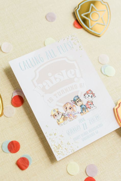 Modern Paw Patrol Invitation, Skye Invitations Paw Patrol, Paw Patrol Birthday Modern, Paw Patrol 3rd Birthday Invitations, Boho Paw Patrol Party, Paw Patrol Party Invitations Free, Paw Patrol Birthday Party Favors, Paw Patrol Invite, Neutral Paw Patrol Party