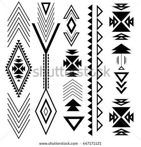 Native American Patterns, Native American Symbols, Native American Design, Southwest Design, Aztec Designs, Tattoo Pattern, Ethnic Patterns, Aztec Pattern, Native Art