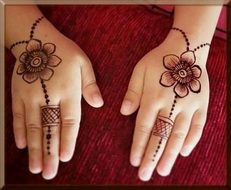 Simple mehndi design and cute mehndi design for kids Kids Mehandi Design, Bangle Mehndi Design, Cute Mehndi Designs For Kids, Cute Mehndi Designs, Cute Mehndi Design, Mehndi Design For Kids, Cute Mehndi, Baby Mehndi Design, Cute Henna Designs