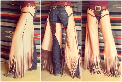 Hannah Ballantyne Cowgirl Chaps, Pants Western, Cowboy Chaps, Western Chaps, Ladies Pant, Rodeo Style, Cowboy Pants, Leather Chaps, Cowboy Gear