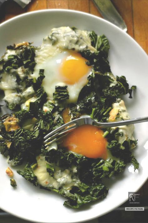 Eggs Kale Breakfast, Eggs And Greens Breakfast, Kale Scrambled Eggs, Leftover Kale Recipes, Kale With Eggs, Green Beans And Eggs Breakfast, Eggs With Kale Breakfast Recipes, Breakfast Kale Recipes, Egg And Kale Breakfast