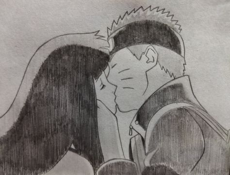 Hinata Drawing Pencil Easy, Hinata Drawing Pencil, Hinata Sketch, Hinata Drawing, Anime 3 Best Friends, Tenten Naruto, Naruto Drawings Easy, Naruto Shippuden Naruto, Shippuden Naruto