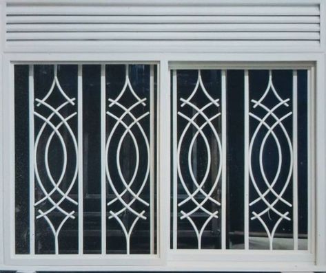 Home Window Grill Design Modern, Modern Burglar Bars, Steel Door Design Modern, Home Grill Design, Window Design Ideas, Steel Grill Design, Iron Window Grill, Modern Window Design, Grill Designs