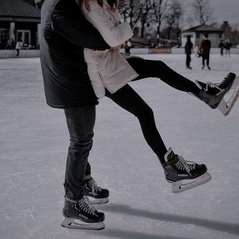 Skating Aesthetic, Aesthetic Couple, Ice Skaters, Cute Relationship Goals, Winter Aesthetic, Figure Skater, Hockey Players, Two People, Couple Aesthetic