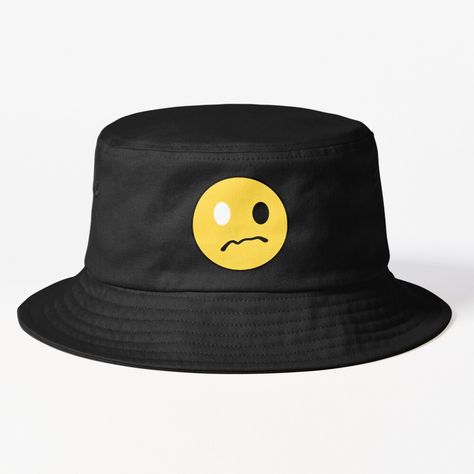 Get my art printed on awesome products. Support me at Redbubble #RBandME: https://www.redbubble.com/i/bucket-hat/Half-smiley-face-by-KCgame97/160106871.S29A5?asc=u Redbubble Products, Hats For Sale, Smiley Face, Smiley, Bucket Hat, My Art, Awesome Products, Art Prints, Hats