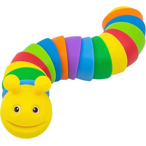 Rainbow Caterpillar, Slime Party, Sensory Toys, Caterpillar, Rainbow, Texture, Toys, Quick Saves