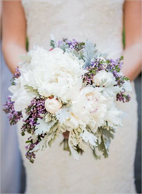 Blue Purple Wedding, Peony Bouquet Wedding, Purple Wedding Bouquets, Bouquet Bride, Bride's Bouquet, Vintage Lace Weddings, Blue Wedding Bouquet, Lilac Wedding, Peony Wedding