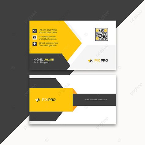 Yellow Template, Creative Business Card Design, Visiting Card Templates, Yellow Business Card, Construction Business Cards, Vertical Business Cards, Visiting Card Design, Photography Business Cards, Business Card Design Creative