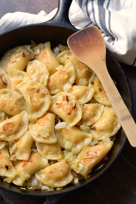 Pierogi And Cabbage, Cabbage And Pierogies, Cabbage Filling For Pierogies, Perogies And Cabbage, Cabbage Perogies Recipe, Piegories Recipes, Cabbage Pierogies, Cabbage Pierogi Recipe, Perogie Dough Recipe