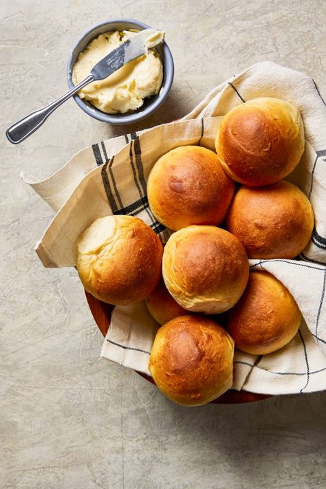 Make-Ahead Dinner Rolls, on Demand | Cook's Illustrated Bread Rolls Photography, Dinner Roll Photography, Dinner Rolls Photography, Fluffy Homemade Bread, Bread Pictures, Bakery Photography, Bread Photo, Bread Photography, Bakery Photos