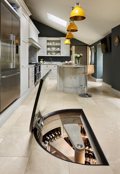 Spiral Wine Cellar, Basement Wine Cellar, Contemporary Wine Cellar, Underground Cellar, Wine Cellar Basement, Coin Bar, Home Wine Cellars, Wine Cellar Design, Cellar Design