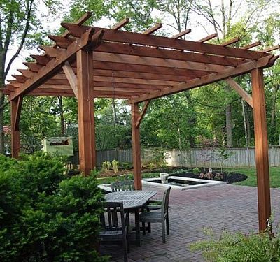 Backyard House Design, Small Backyard House, Backyard Patio Designs Budget, Freestanding Pergola, Patio Garden Ideas, Garden Pergolas, Free Standing Pergola, Gazebo Ideas, Steel Pergola