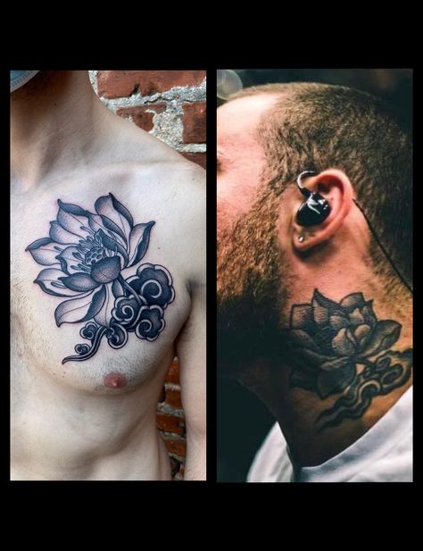 Mac Miller Rose Tattoo, Lotus Flower Tattoo Mac Miller, Mac Miller Neck Tattoo, Mac Miller Flower Tattoo, Mac Miller Themed Tattoo, Mac Miller Sleeve Tattoo, Mac Miller Lotus Tattoo, Mac Miller Tribute Tattoo, Mac Miller's Tattoo