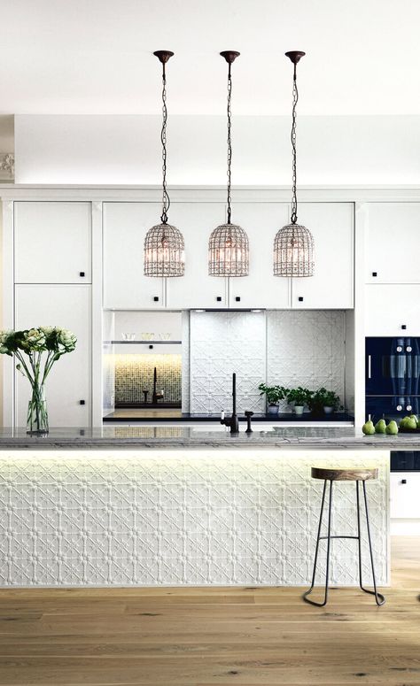 Pressed Tin Splashback, New Zealand House, Nz House, Designer Kitchens, Best Kitchen Design, Pantry Laundry, Award Winning Kitchen, Laundry Design, New Zealand Houses