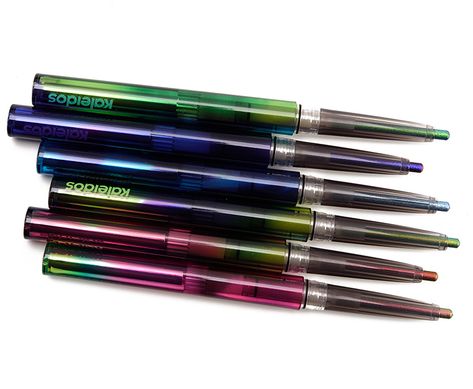 Kaleidos Eyeliner, Multichrome Eyeliner, Kaleidos Makeup, Obx Dr, Chinese Makeup, Super Glow, How To Match Foundation, Sparkly Eyes, Emerald Eyes