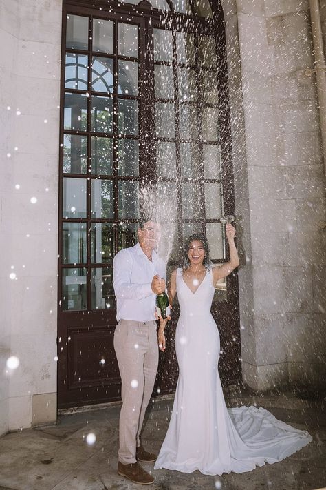 Champagne Pop Drinks Bride Groom Williamson Park Wedding Samantha Broadley Photography #wedding #drinks Wedding Champagne Pop, Wedding Photos Champagne, Champagne Wedding Photo, Champagne Shots, Wedding Drink Ideas, Wedding Preparation Photos, Park Wedding Ideas, Bride And Groom Champagne, Winter Wedding Fashion