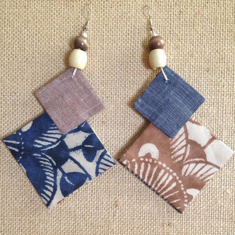 amp-pinterest in action Staple Jewelry, Fabric Earring, Serape Fabric, Textile Earrings, Teen Jewelry, Bamboo Earrings, Paper Earrings, Fabric Earrings, Textile Jewelry