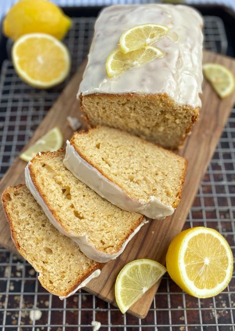 Healthy Loaf Cake, Brunch Dessert, Lemon Poppyseed Bread, Lemon Loaf Cake, Loaf Cake Recipes, Brunch Desserts, Strawberry Oatmeal, Lemon Poppyseed Muffins, Lemon Bread