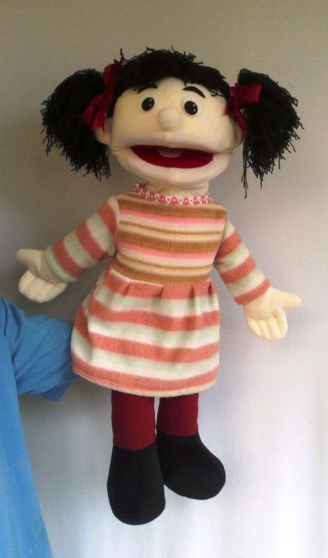 Girl puppet: Girl Puppets, Ventriloquist Puppets, Professional Puppets, Handmade Puppet, Custom Puppets, Felt Puppets, Puppets For Kids, Puppets Diy, Marionette Puppet