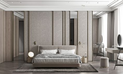 TOL'KO / "CAPPUCCINO" Archive project 2019 on Behance Neoclassical Bedroom, Golf House, Restful Bedrooms, Neoclassical Interior, Open Plan Living Room, Apartment Projects, Bedroom Bed Design, Living Room Ceiling, Modern Bedroom Design