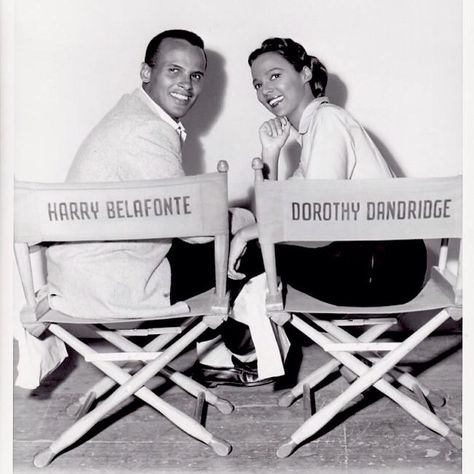 Dorothy with co-star Harry Belafonte on the set of the film Bright Road (1953). #DorothyDandridge #HarryBelafonte Dorothy Dandrige, Dorothy Dandridge, Harry Belafonte, Old Hollywood Stars, Movie Theater, Hollywood Stars, Old Hollywood, In Hollywood, Hollywood