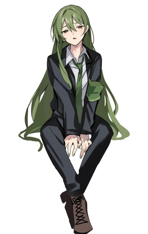 lobotomy corporation Green Hair Girl Art, Lobotomy Corporation Netzach, Netzach Lobotomy Corp, Touhou Anime, Lobotomy Corporation, Project Moon, Anime Boy Sketch, Anime Oc, 영감을 주는 캐릭터