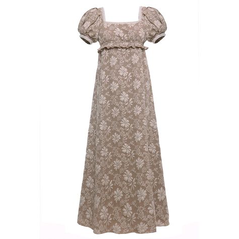 PRICES MAY VARY. Material - 100% embossed jacquard fabric which is heavy, breathable and comfy. Wearing this luxurious pearl regency dress back you to the history of the early 1800s to feel the life at that time. Package included - 1* regency dress; womens luxurious short sleeve regency dress 1800s vintage long dress victorian rococo ball gown. Features - This elegant regency dress is designed with unique puff sleeve, pearl trimmed around the square neck and cuff, empire cut waist with ruffle tr Goth Regency Dress, Victorian Bridesmaid Dress, Pride And Prejudice Dresses, Regency Inspired Fashion, 1810s Dress, Regency Ball Gown, 1890 Dress, Long Dress Sewing Patterns, Persian Dress