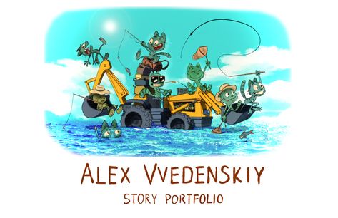 ALEX VVEDENSKIY'S STORY PORTFOLIO Storyboard Presentation, Storyboard Portfolio, Story Boarding, Visual Development, Character Designs, Fashion Drawing, Dream Big, Illustration Design, Character Design