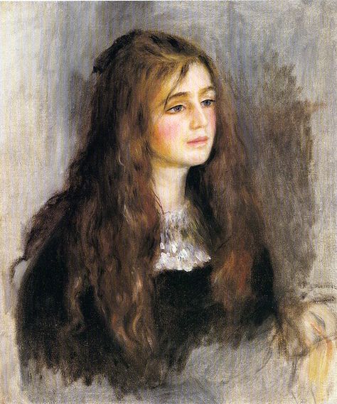 Julie Manet, Renoir Art, Jean Renoir, 19th Century Women, Auguste Renoir, Ideal Beauty, Creating Texture, Anna Karenina, Charlotte Bronte