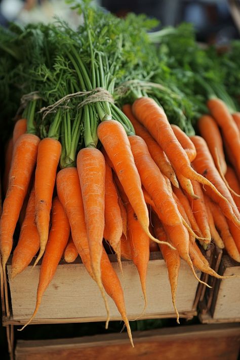 Carrots are a delicious and nutritious choice for any mealtime! 🥕🌿 Rich in vitamins and antioxidants, these vibrant orange veggies add a delightful crunch and sweetness to any dish. Quick to prepare and bursting with health benefits, carrots are perfect for salads, snacks, and side dishes. Indulge in the wholesome goodness of carrots today! 😋🌿 #FreshCarrots #HealthyEating #NutritiousEats #CrunchyGoodness Carrots Aesthetic, Carrot Photography, Carrot Aesthetic, Veggies Aesthetic, Growing Carrots, Rainy Day Aesthetic, Fresh Fruits And Vegetables, Fruits And Vegetables, Food Pictures