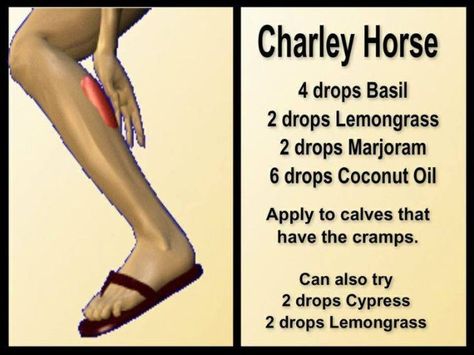 Charley Horse Charlie Horse, Essential Oil, How To Use