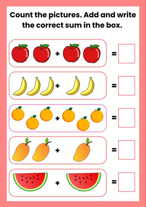 math worksheet, math worksheets
math worksheets for kids, math worksheets for kindergarten, math worksheet addition, math worksheet addition and subtraction, math worksheet activities Worksheets For Kids Math, Worksheet Tk, Soal Tk, Math Worksheets For Kids, Addition Worksheet, Kids Math, Preschool Activities Toddler, Addition Worksheets, Kids Math Worksheets