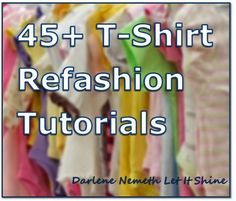 Upcycle Tshirt Refashioning, T Shirt Refashion, T Shirt Remake, Clothing Refashion, Shirt Crafts, Shirt Makeover, Tshirt Refashion, Diy Vetement, Costura Diy